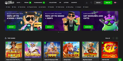 Prévia do site de Billy Billion