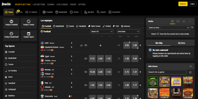 Anteprima del sito bwin