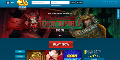 EUcasino sitevoorbeeld