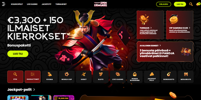 Spin Samurai のサイトプレビュー